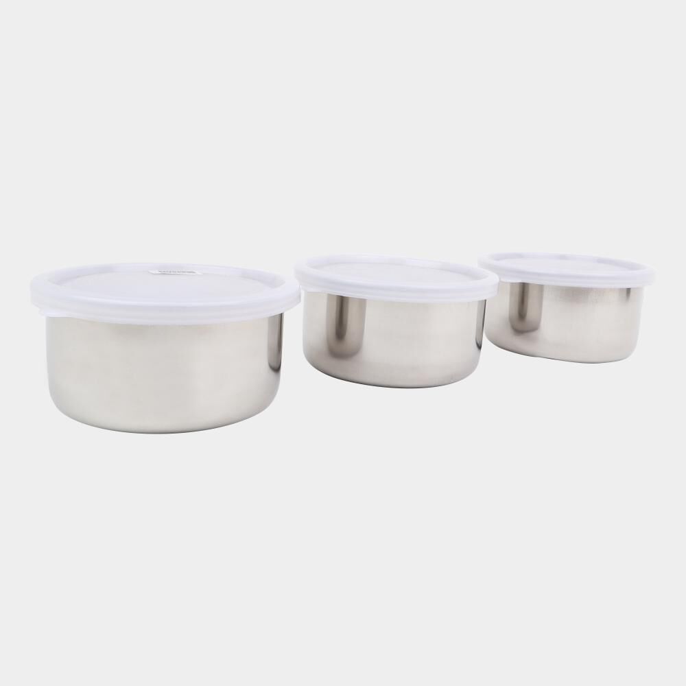 300ml Stainless Steel Container Set of 3