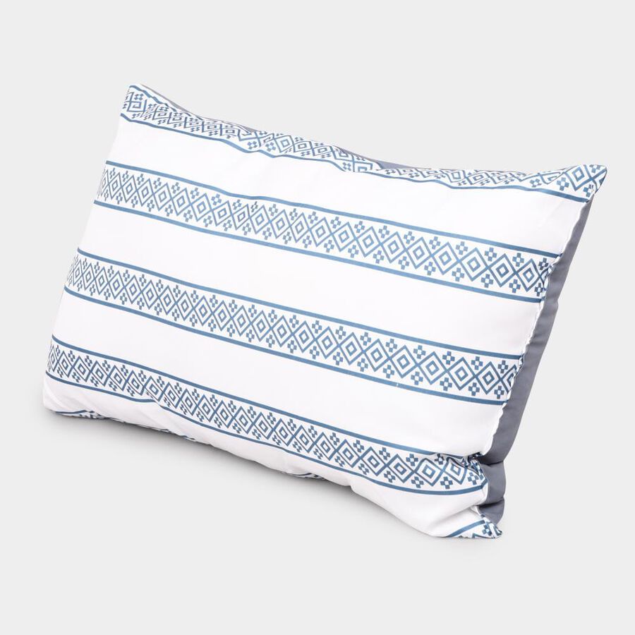 White Striped Pillow Cover, , large