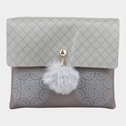 Women's Grey Polyurethane Sling Bag, , small image number null