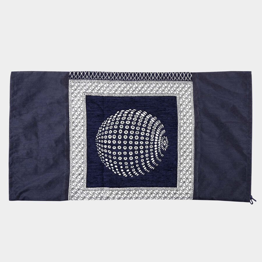 Blue Cotton Bolster Cover, , large image number null
