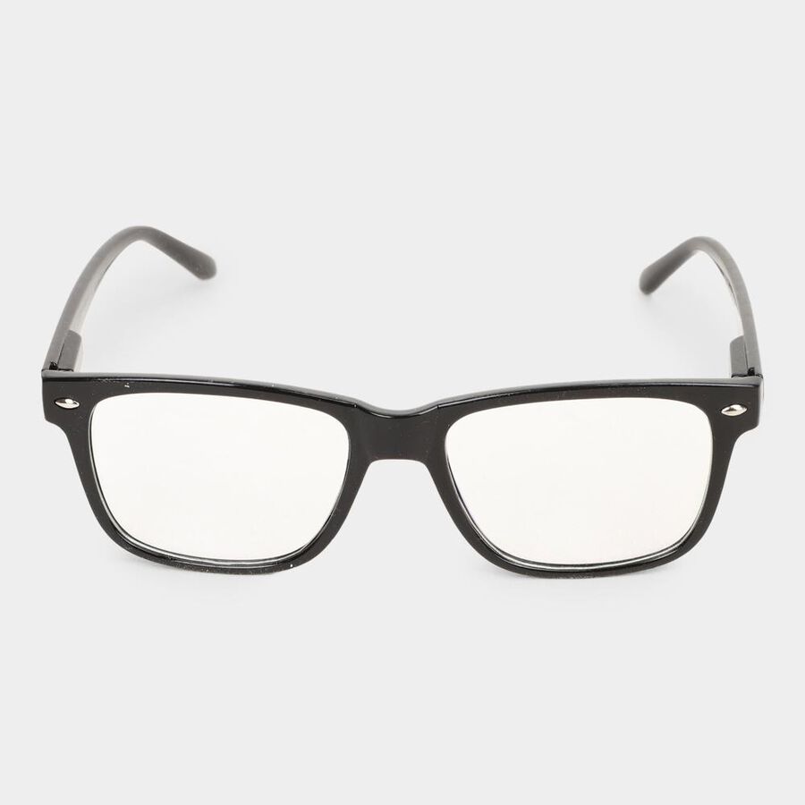 Clear Glass Plastic Wayfarer Frame - Color May Vary, , large image number null