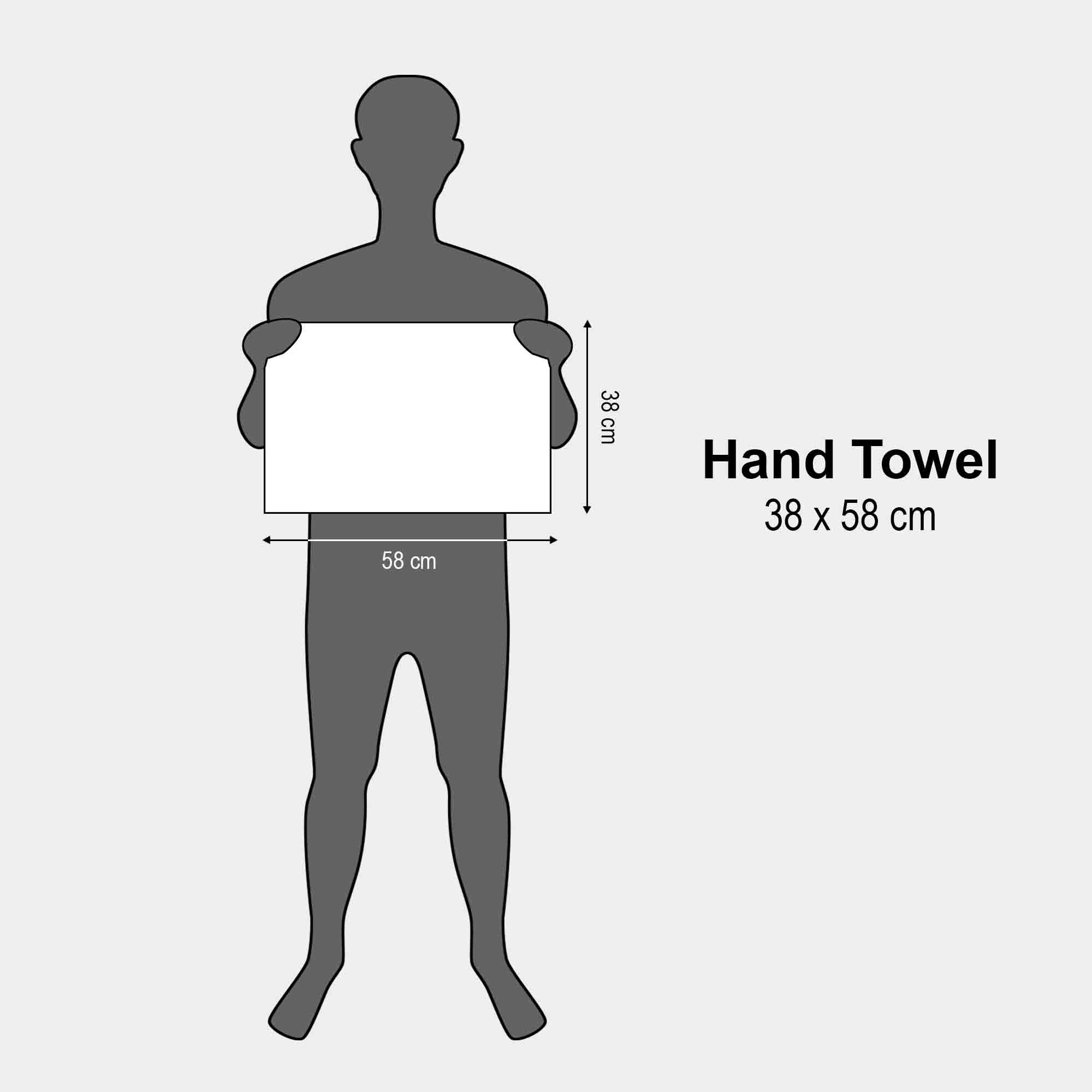 Home Beautiful Cotton Hand Towel Set of 3 300 GSM 40 X 60 cm