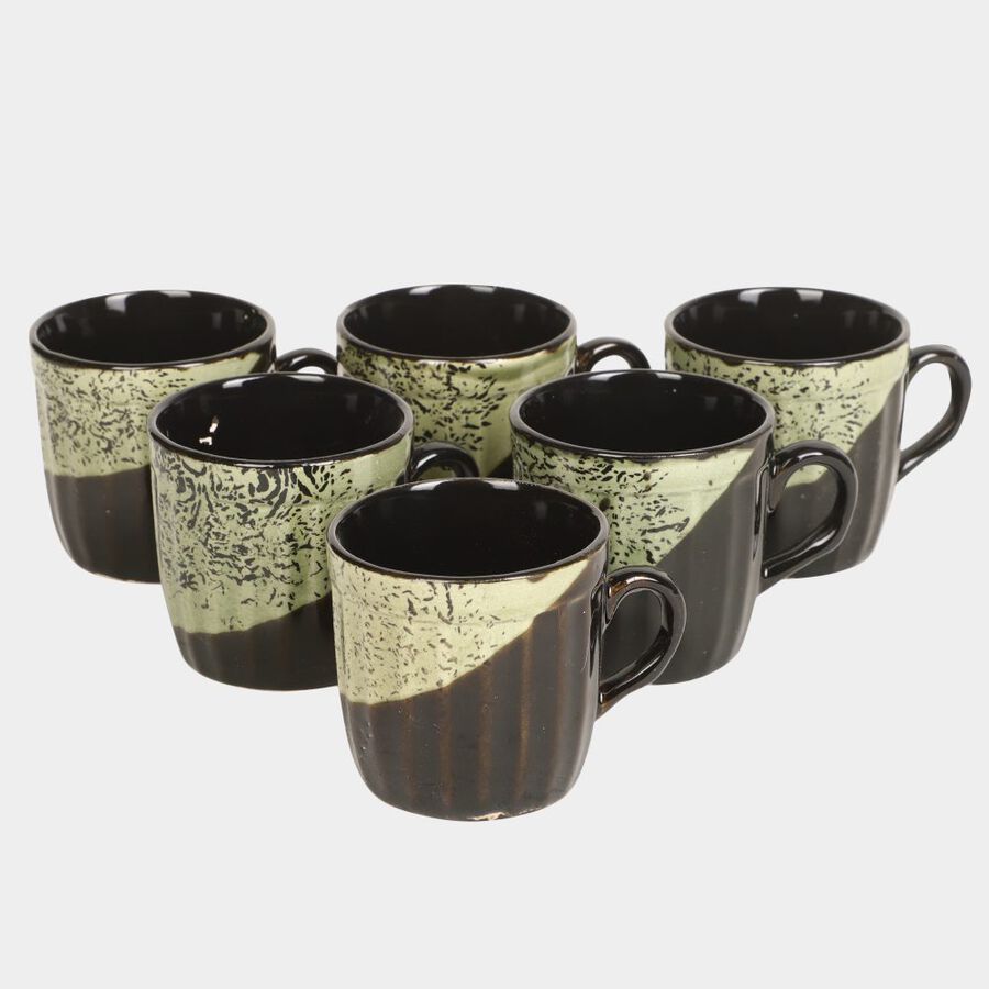 120 ml Stoneware Cup, Set of 6, , large image number null