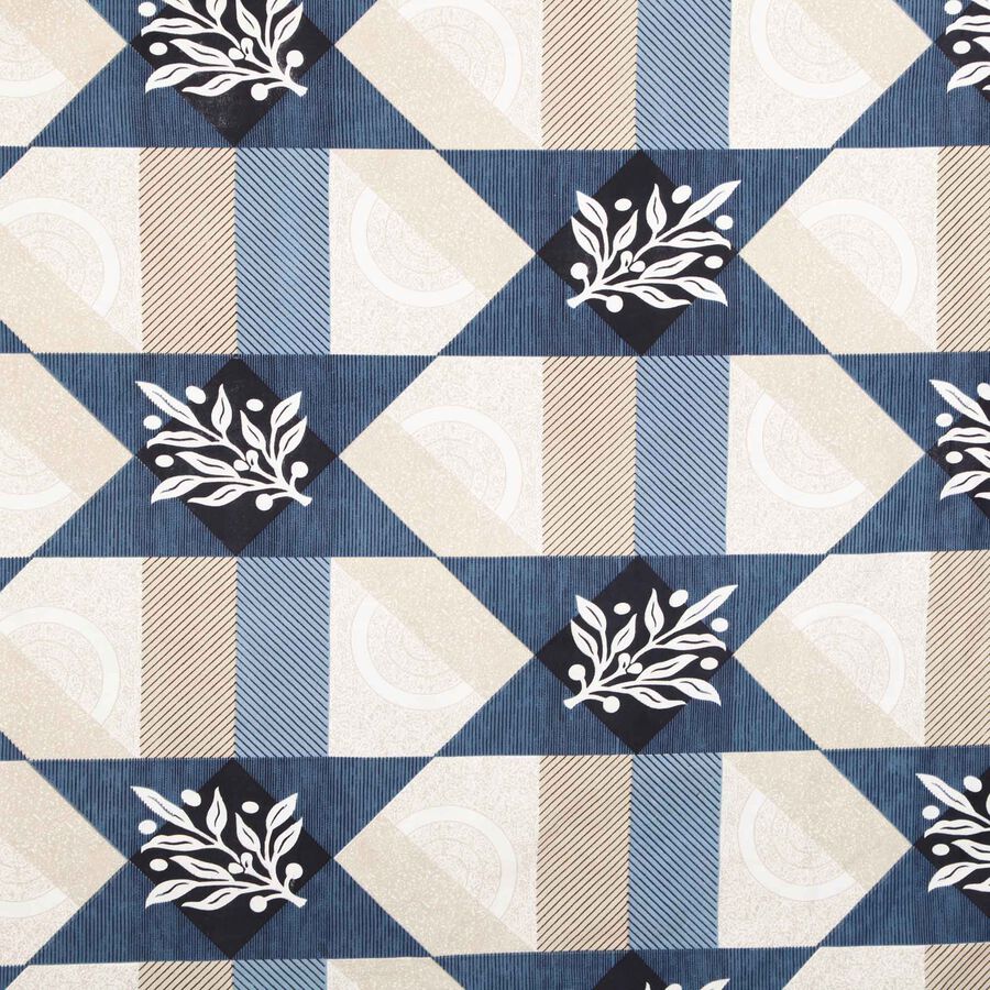 Blue Microfiber Single Bedsheet, , large image number null