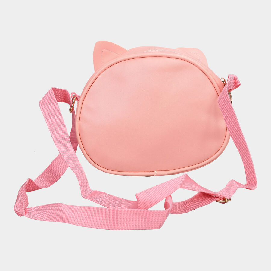 Kid's Pink Polyurethane Bag, , large image number null