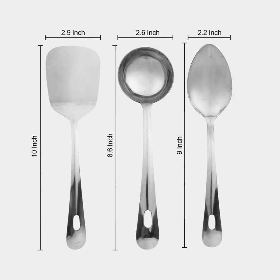 Stainless Steel Kitchen Tool Set, Set of 4, , large image number null