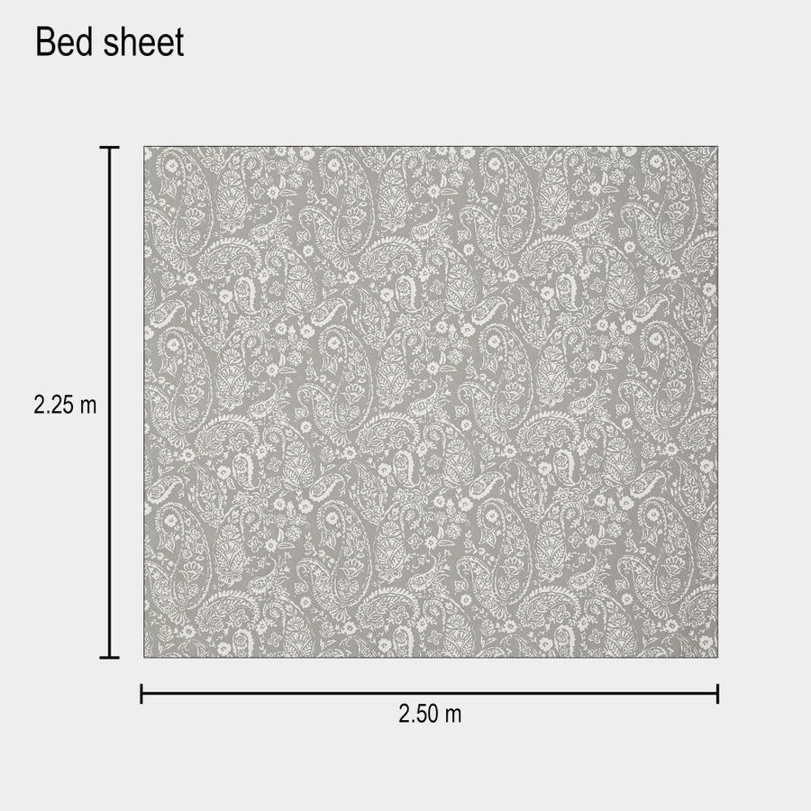 120 GSM Green Microfiber Double Bedsheet, , large image number null