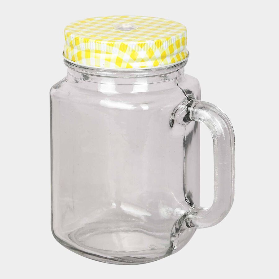 1 Pc. Glass Mason Jar- 360 ml, , large image number null