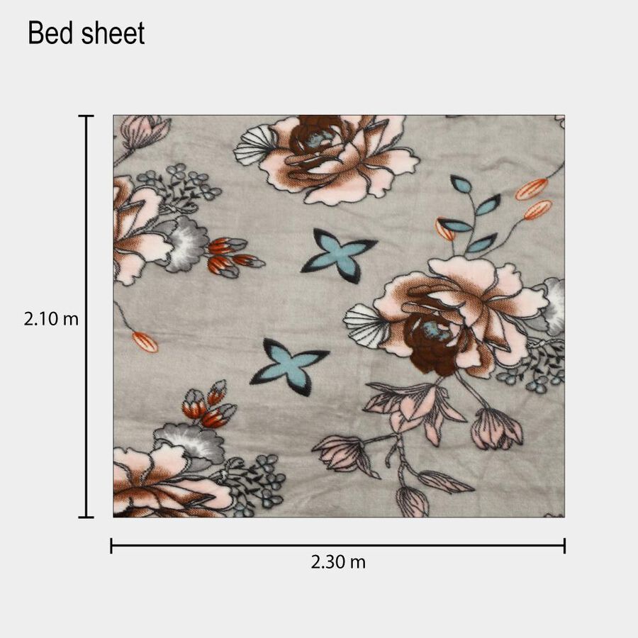 Grey Polyester Blanket, , large