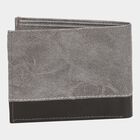 Men's Black Polyurethane Wallet, , small image number null
