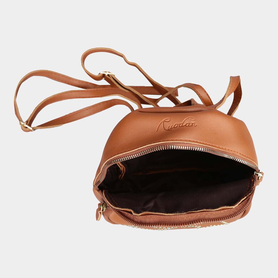 Kid's Tan Polyurethane Bag, , large image number null