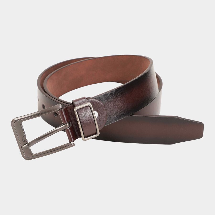 Men's Brown Polyurethane Casual Belt, , large image number null