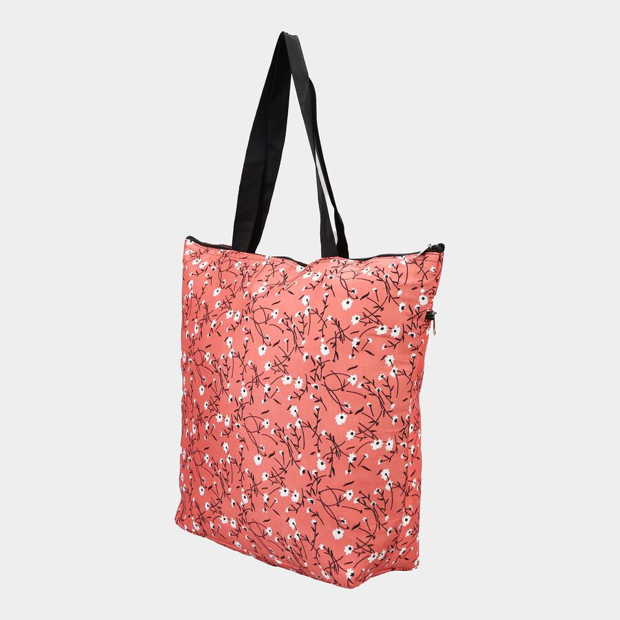 Women's Pink Fabric Tote Bag, , large image number null