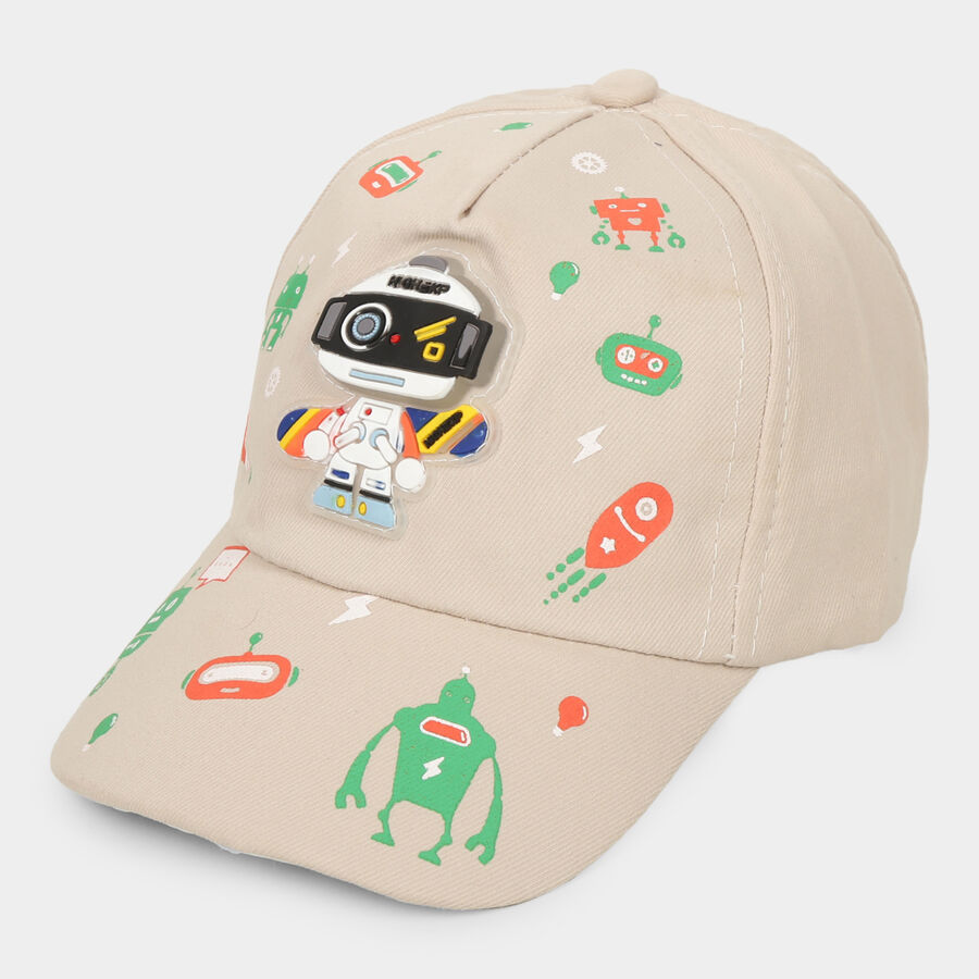Off-White Fabric Cap, , large image number null