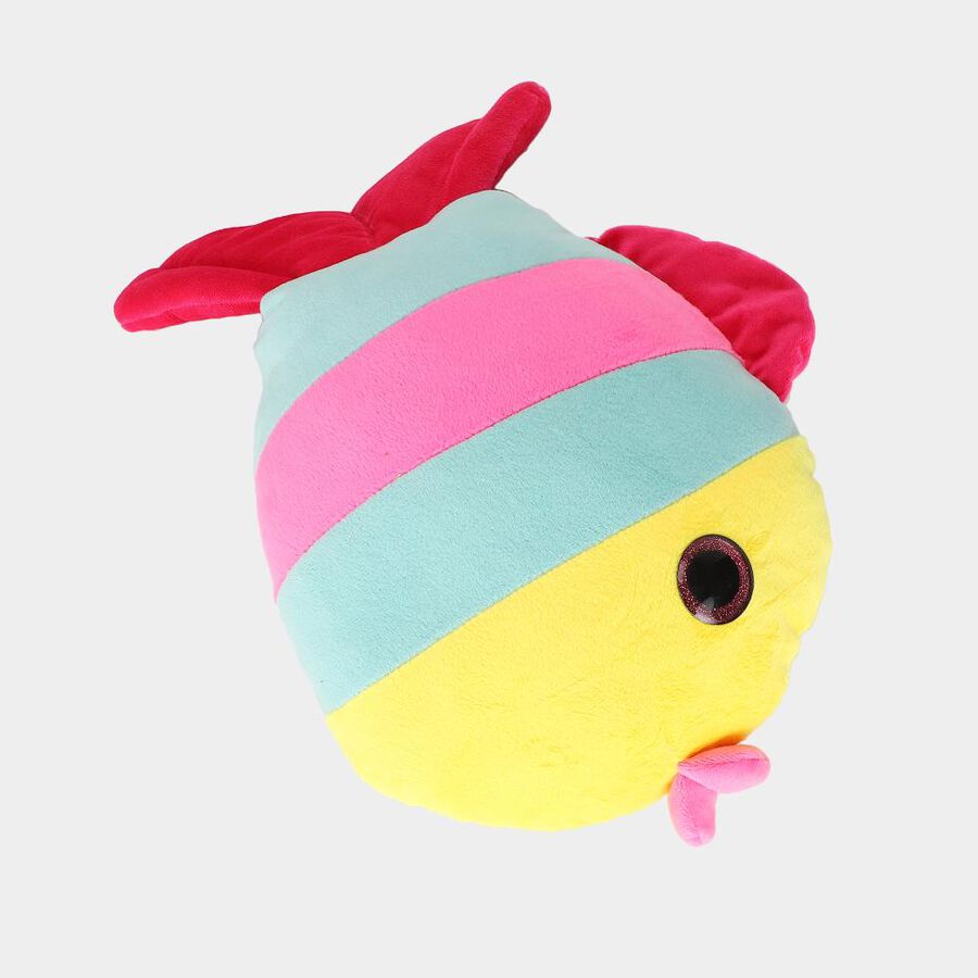 Kid's Colorful Rainbow Fish Soft Cusion Pillow, , large
