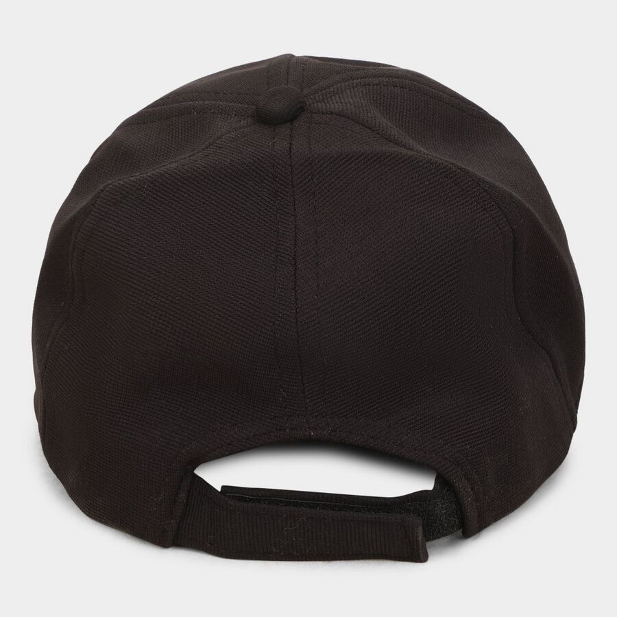 Black Men's Cotton Cap, , large image number null