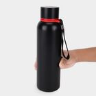 750ml Black Stainless Steel Water Bottle, , small