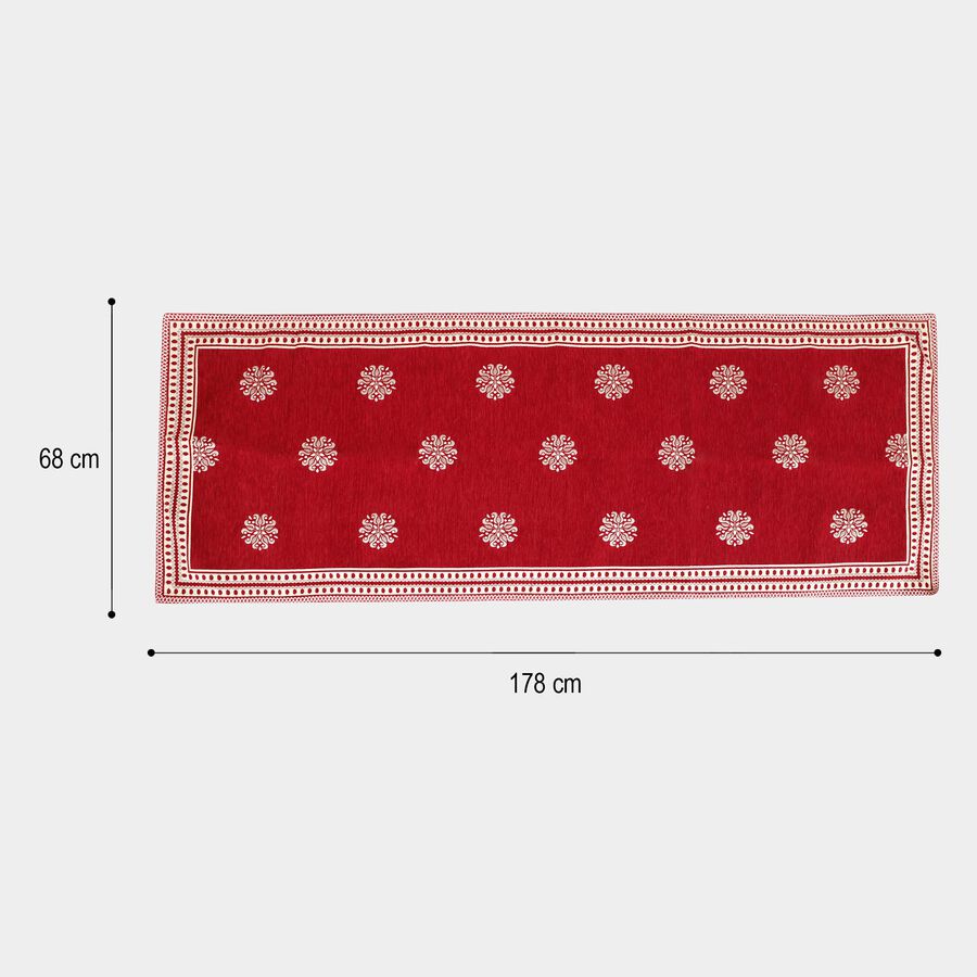 Maroon Polyester Sofa Cover, , large image number null