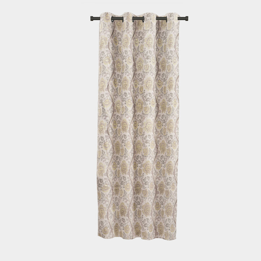 5 ft. Light Grey Polyester Curtain, , large image number null