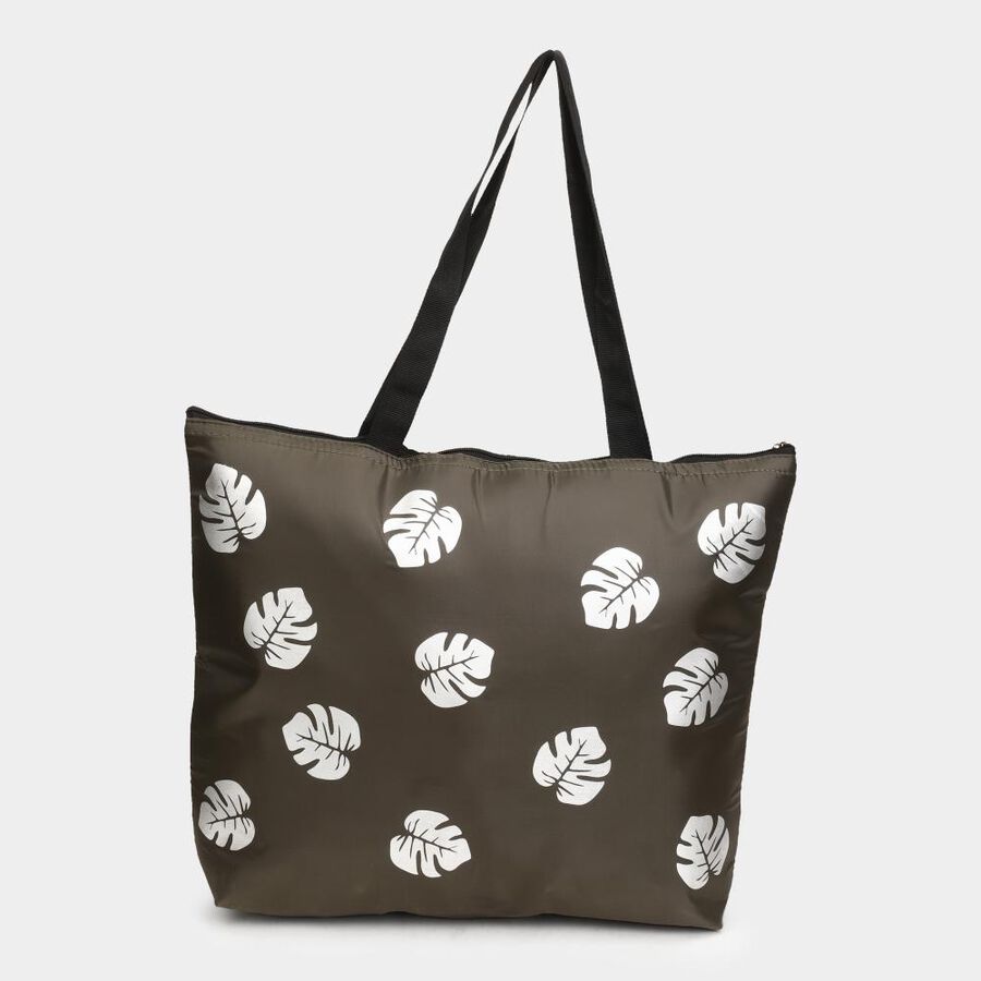 Women's Olive Fabric-Nylon Tote Bag, , large image number null