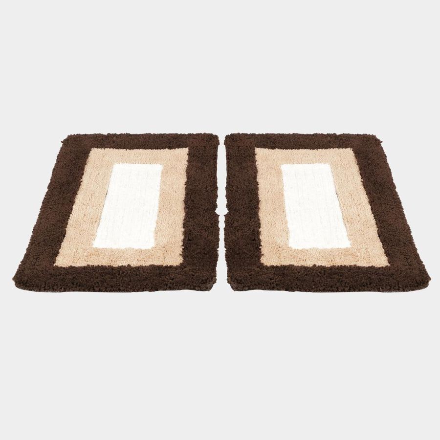 Anti-Skid Polyester Bath Mat, Set of 2, , large