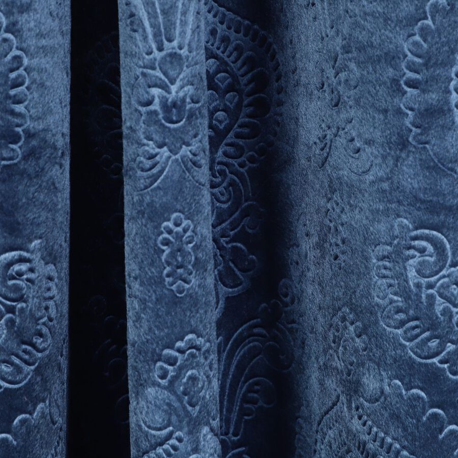 5ft. Dark Blue Window Curtain, , large image number null