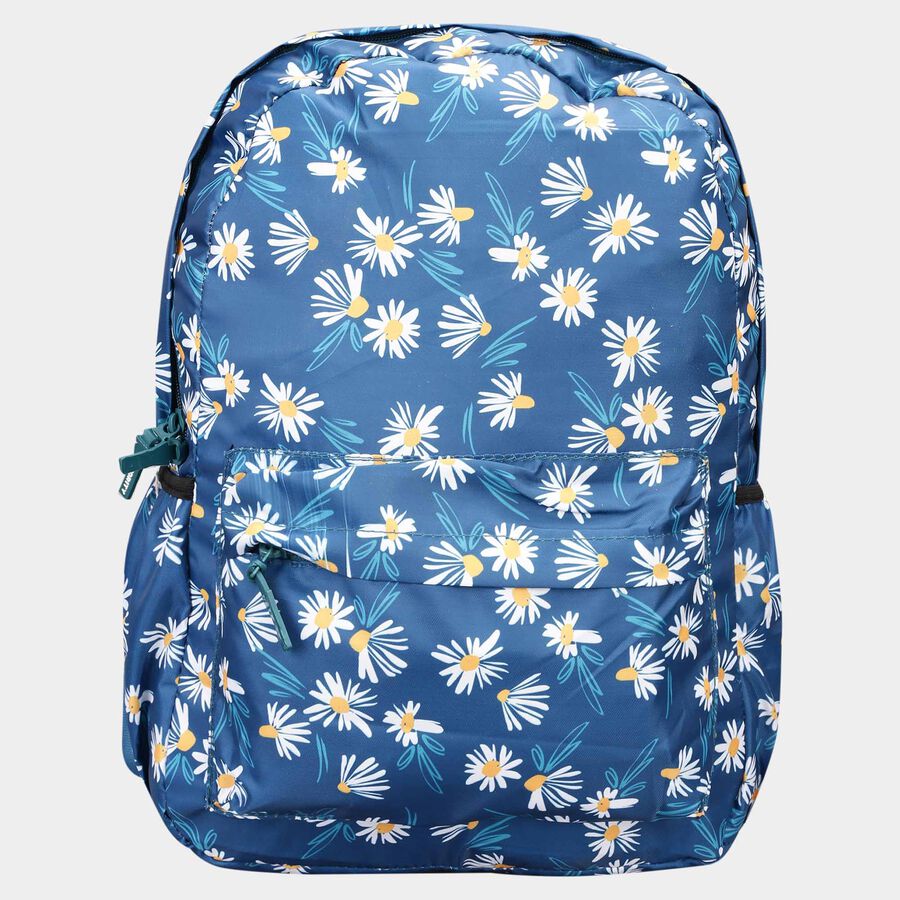 Women's Printed Fabric Backpack, , large image number null
