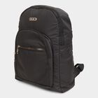 Women's Black Fabric Backpack, , small image number null