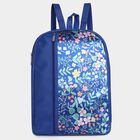 Women's Blue Polyurethane Backpack, , small image number null