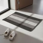 Anti-Skid Grey Polyester Door Mat, , small
