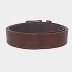 Men's Brown Leather Casual Belt, , small image number null