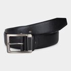 Men's Black PU Formal Belt , , small