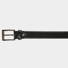 Men's Black Polyurethane Formal Belt, 38 in. Waist, , small image number null