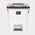 10 L Light Grey Plastic Dustbin, , small image number null