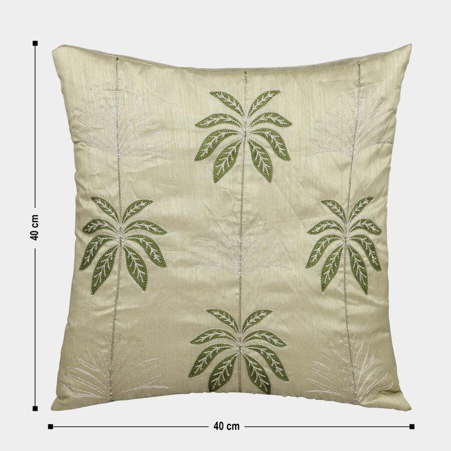 Green Polyester Cushion Cover, , large image number null