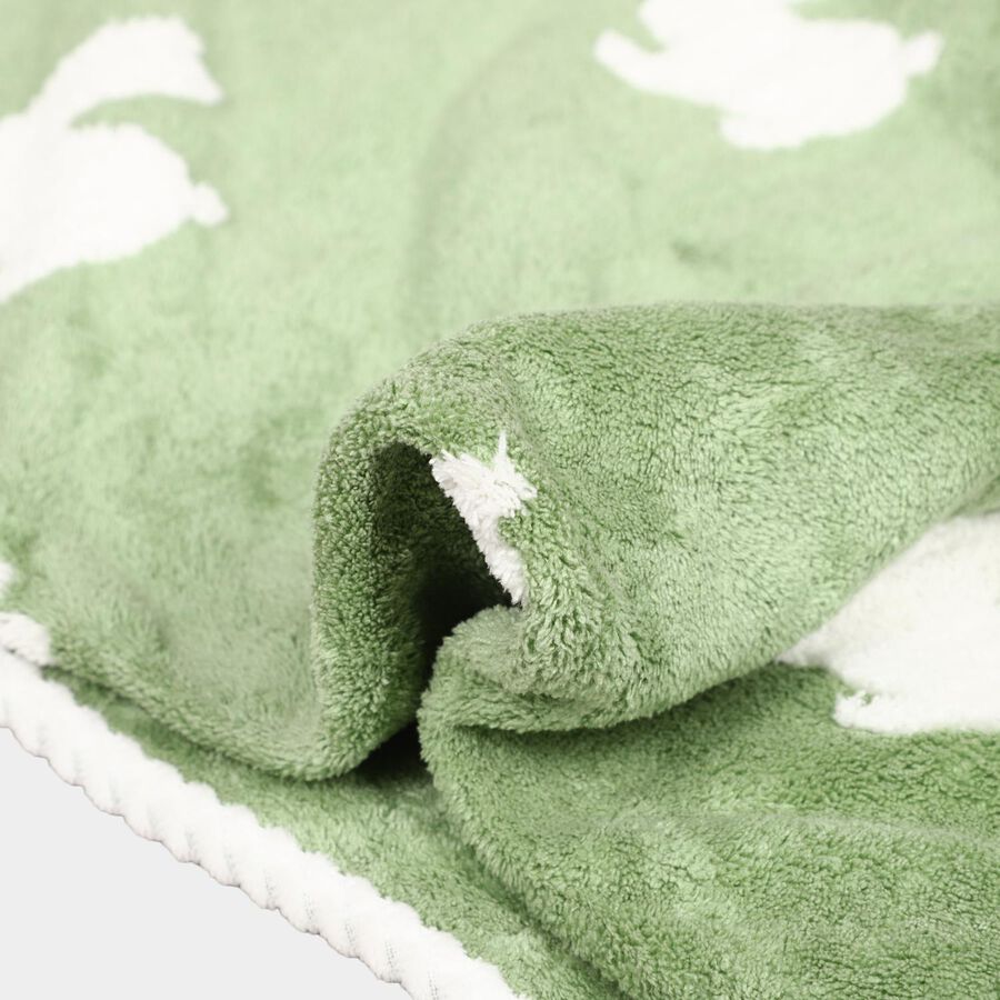 250 GSM Green Microfiber Bath Towel, , large
