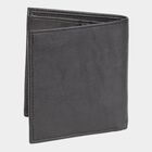 Men's Black Polyurethane Wallet, , small image number null
