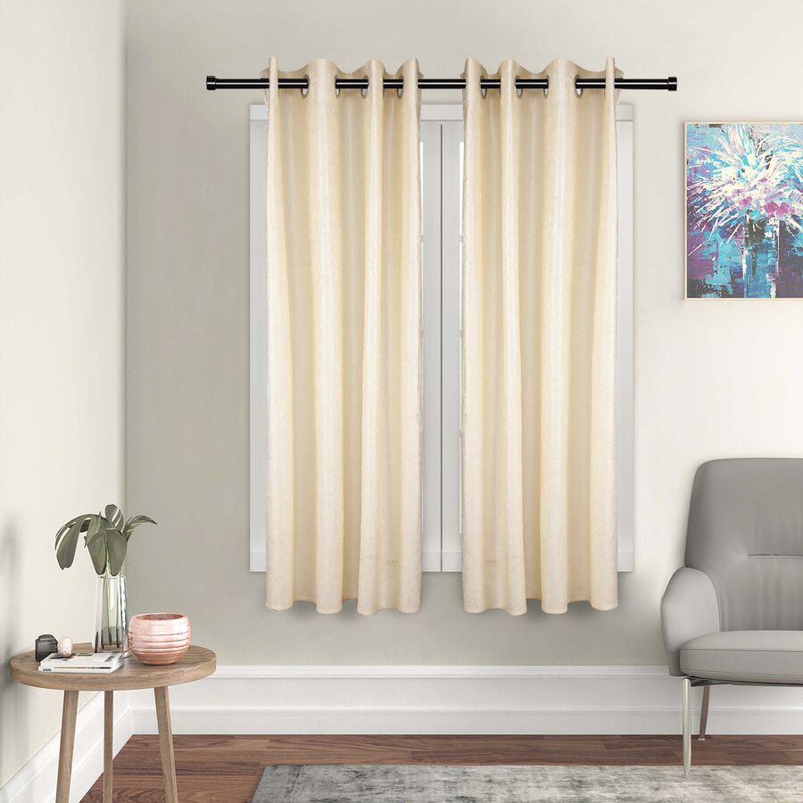 5ft. Cream Window Curtain, , large image number null