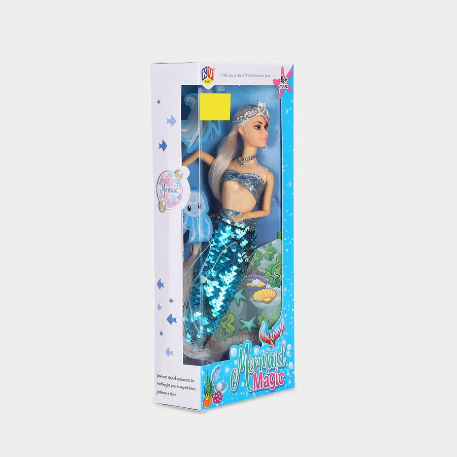 kid's Mermaid Princess Fashion Doll Toy, , large