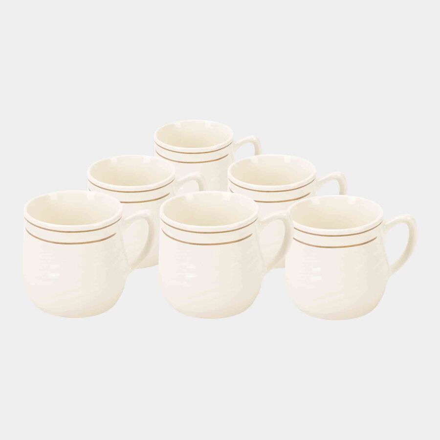120 ml Stoneware Cup, Set of 6, , large image number null
