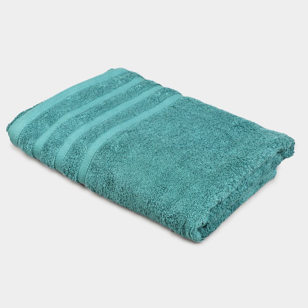 Home Beautiful                         360 GSM Teal Blue Cotton Baby Towel