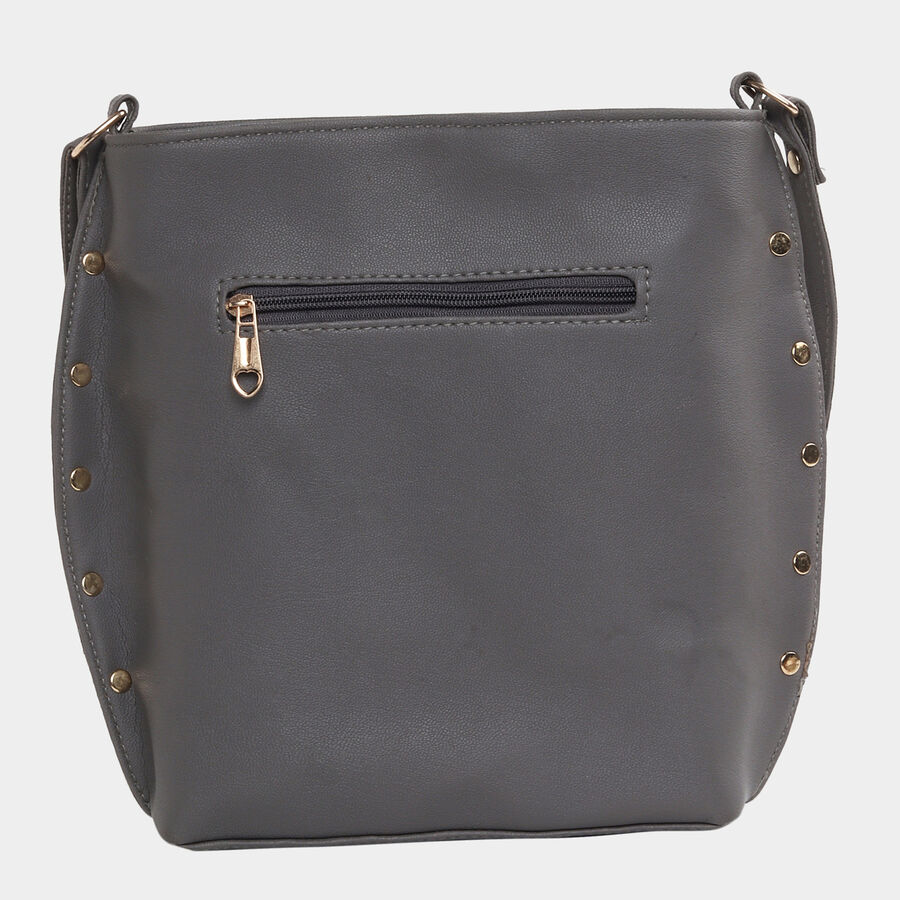Women's Polyurethane Zipper Handbag, , large image number null