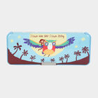 1 Pc. Plastic Educational Pencil Box - Colour/Design May Vary, , small image number null