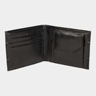 Men's Black Polyurethane Wallet, , small image number null