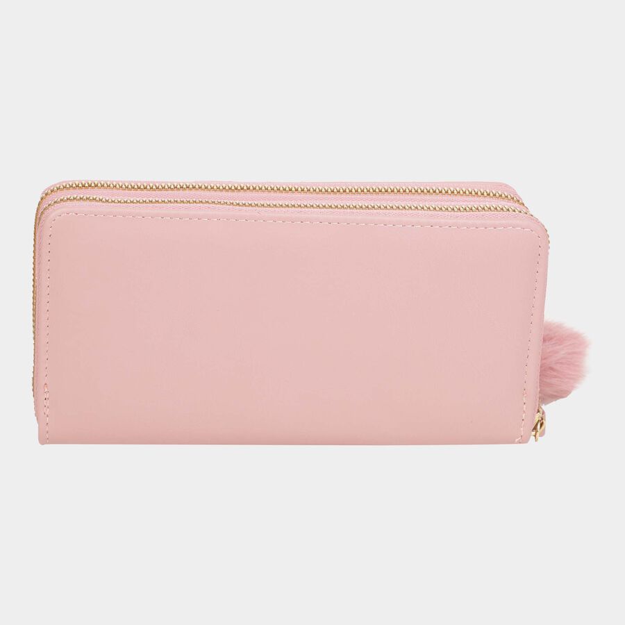 Women's Polyurethane Zipper Clutch Bag, , large image number null