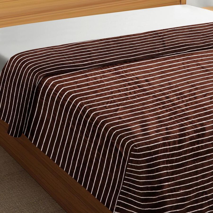 Brown Microfiber Blanket , , large image number null
