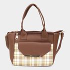 Women's Tan Polyurethane Sling Bag, , small image number null