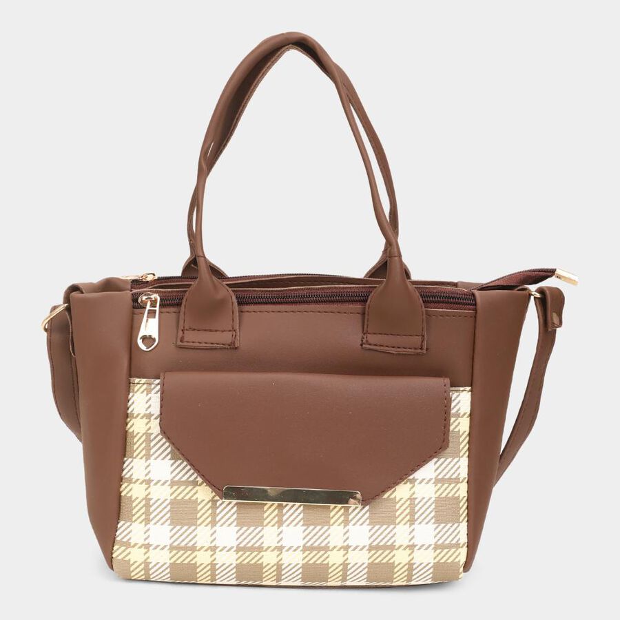 Women's Tan Polyurethane Sling Bag, , large image number null