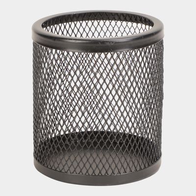 Metal Pen Holder - Color/Design May Vary