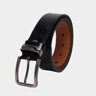 Men's Black Polyurethane Casual Belt, , small image number null